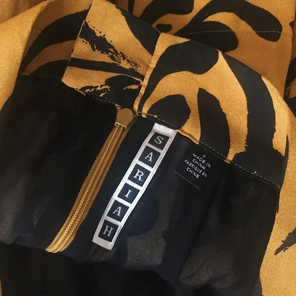 Anthropologie Sariah Calligraphy Strokes Skirt - Picture 6 of 8